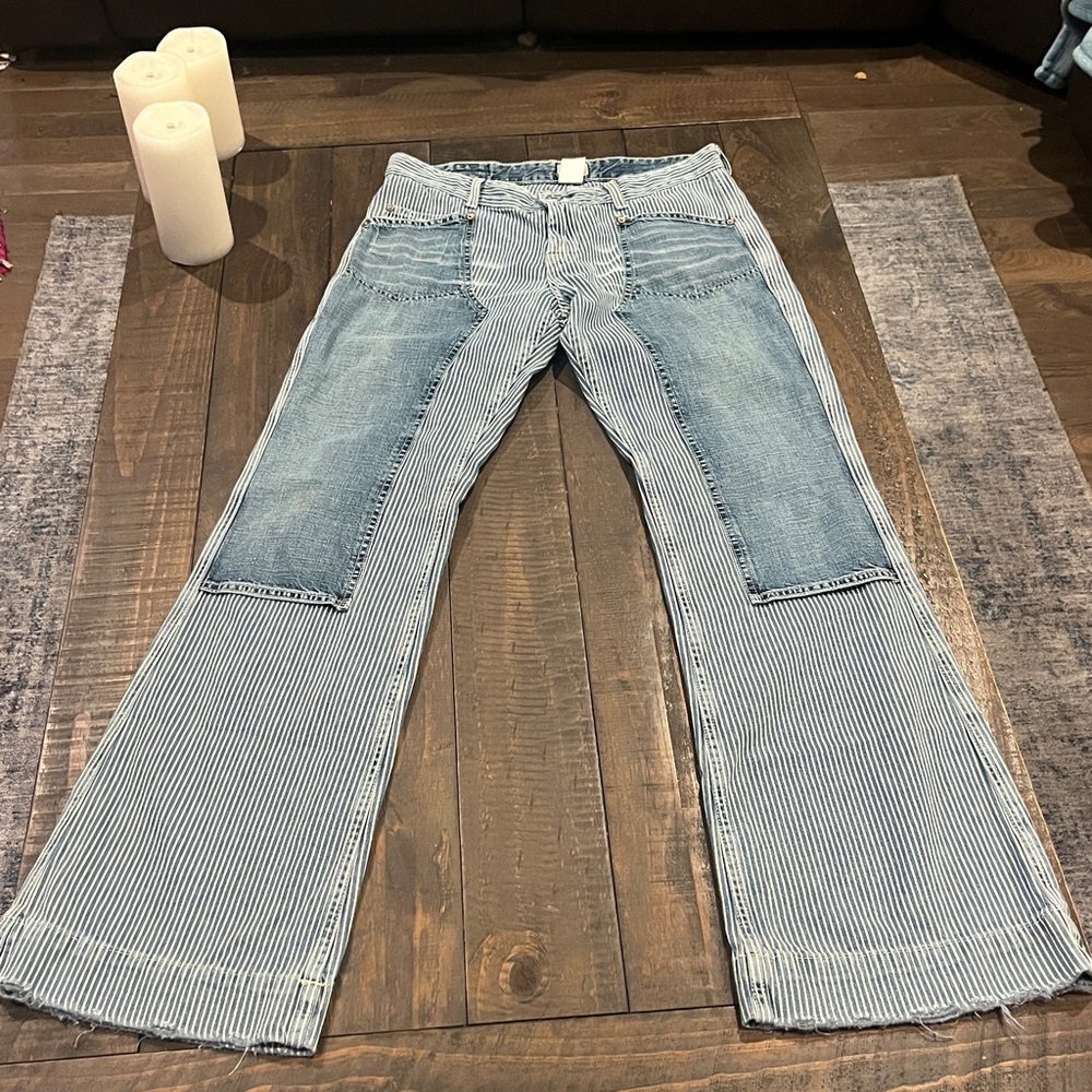 Vintage Lucky Brand Dungarees by Cene Montesano-Conductor Jean Pants -Ultra Rare